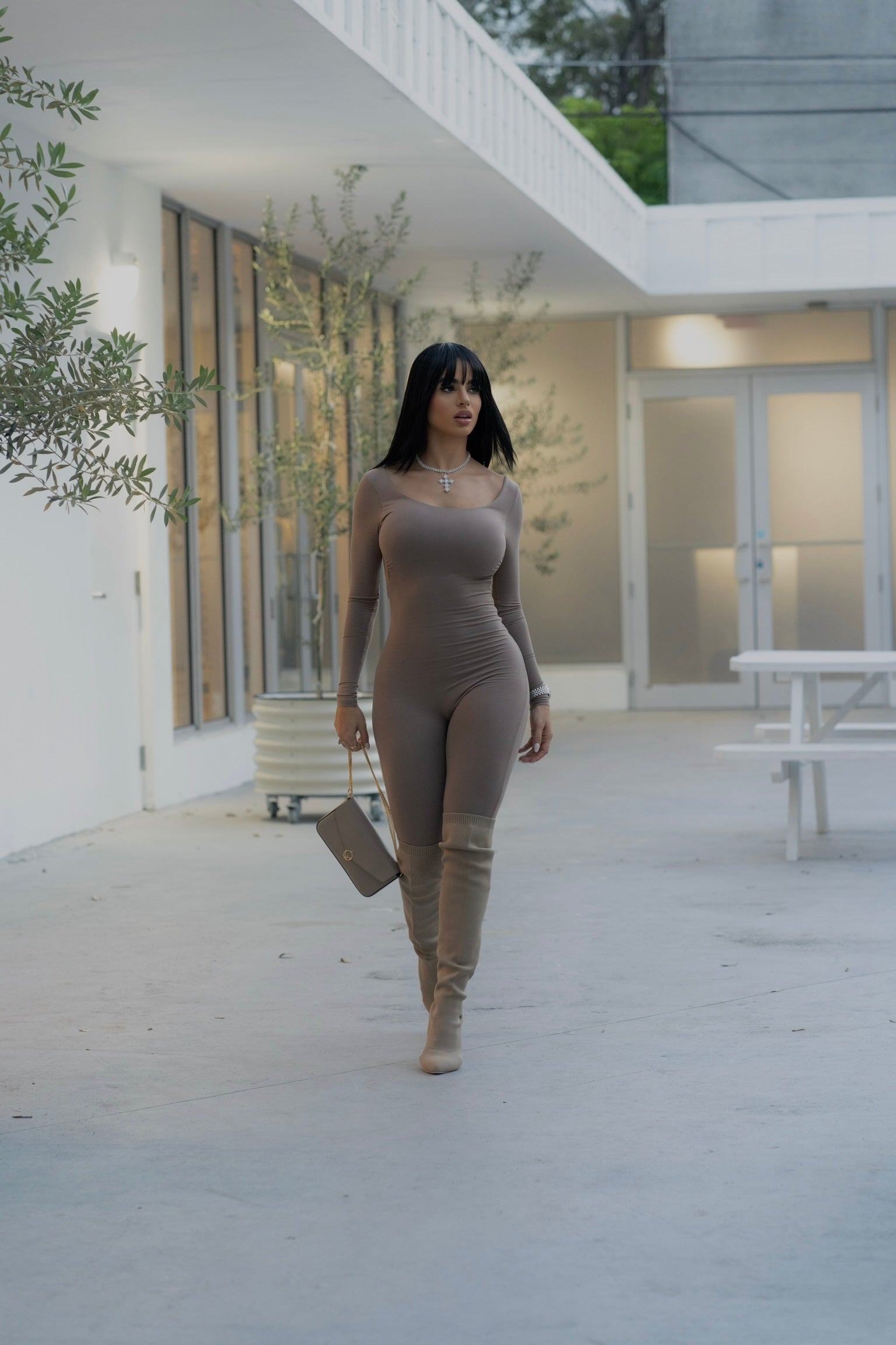 Open Back Jumpsuit